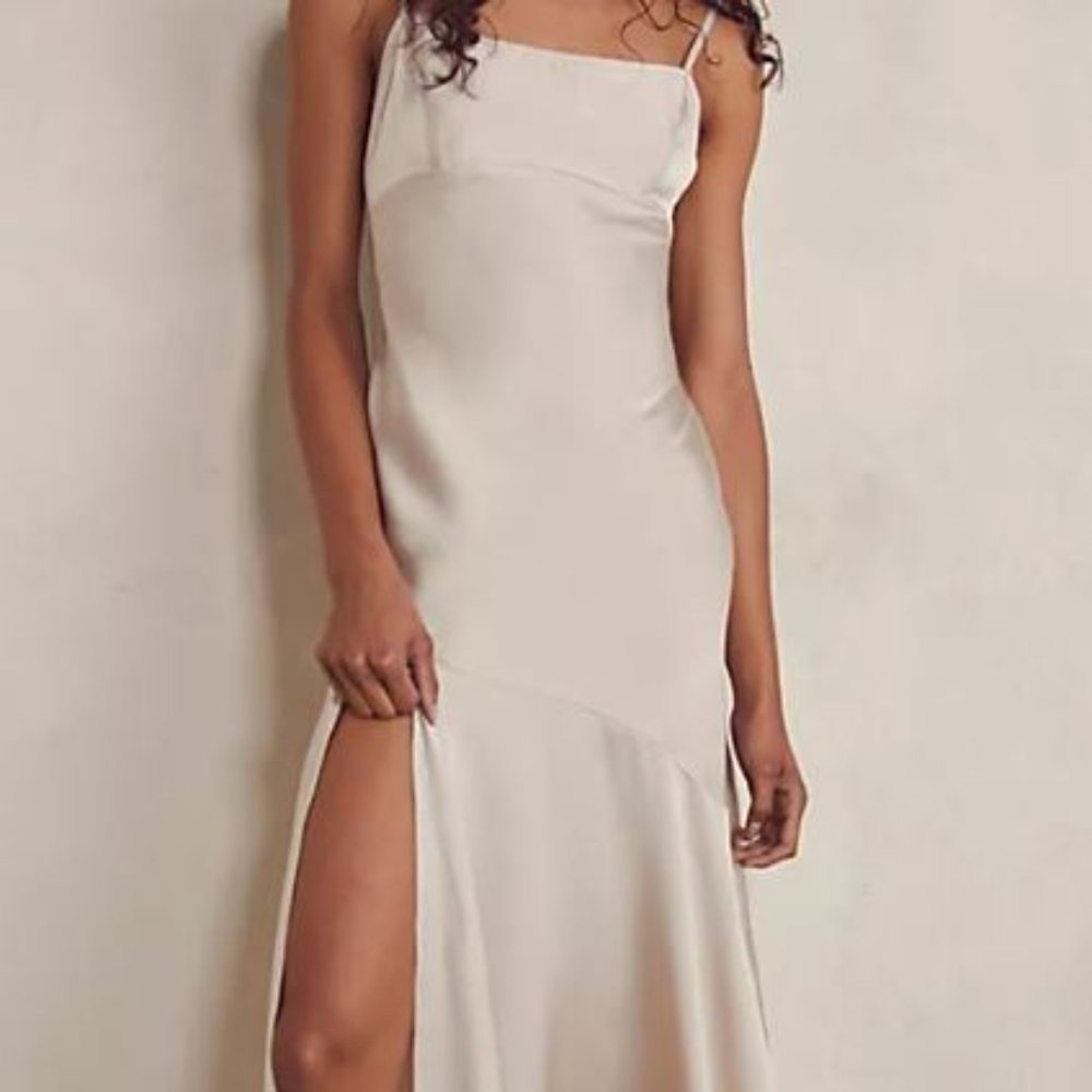 Free People Off-White Midi Dress